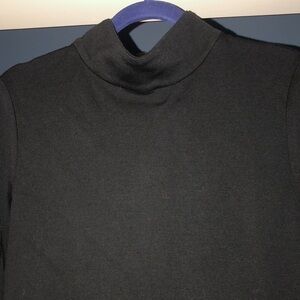 St John size 12 mock turtleneck‎ wool blend black dress. Elegant and timeless